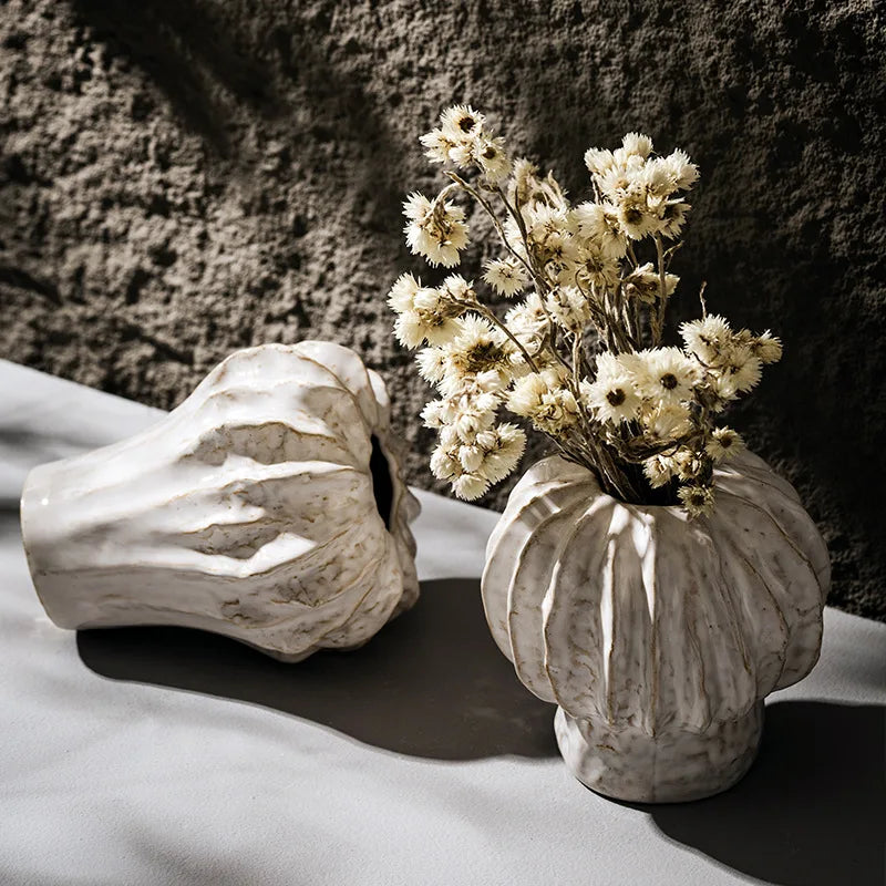 Sculpted Serenity - Vase Collection